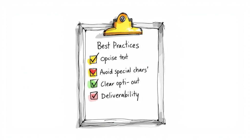 A person checks off items on a digital compliance and security checklist displayed on a tablet.