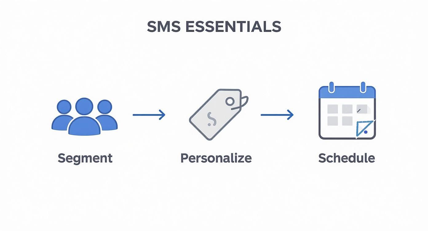 Infographic about sms blast software