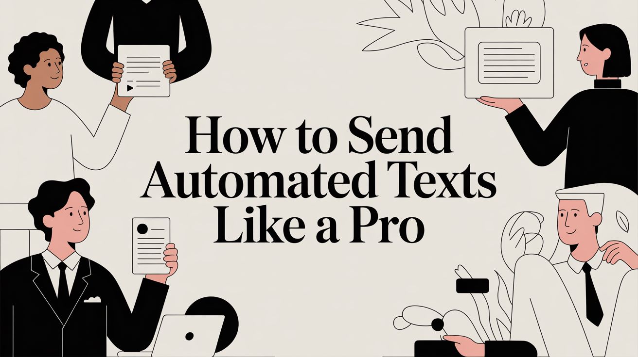 How to Send Automated Texts Like a Pro