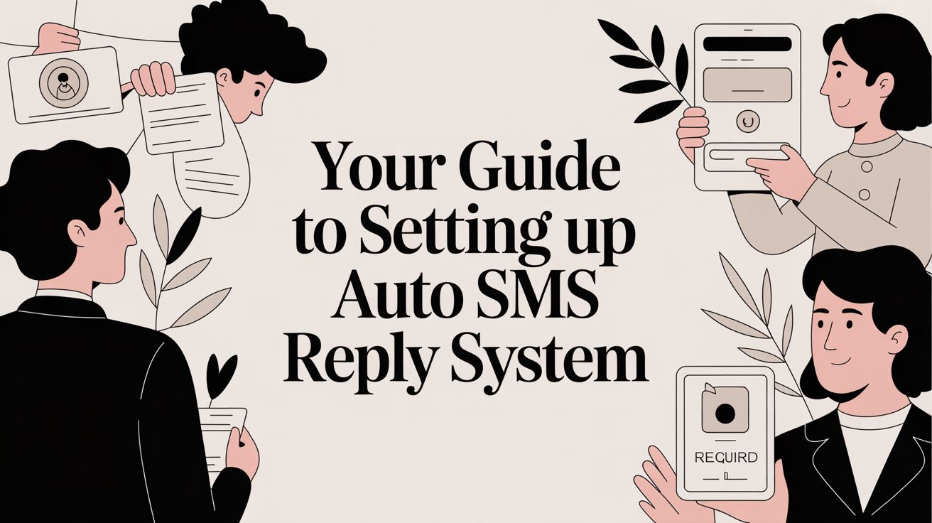 Your Guide to Setting Up an Auto SMS Reply System