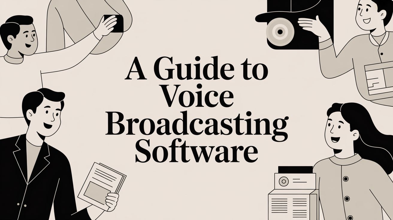A Guide to Voice Broadcasting Software