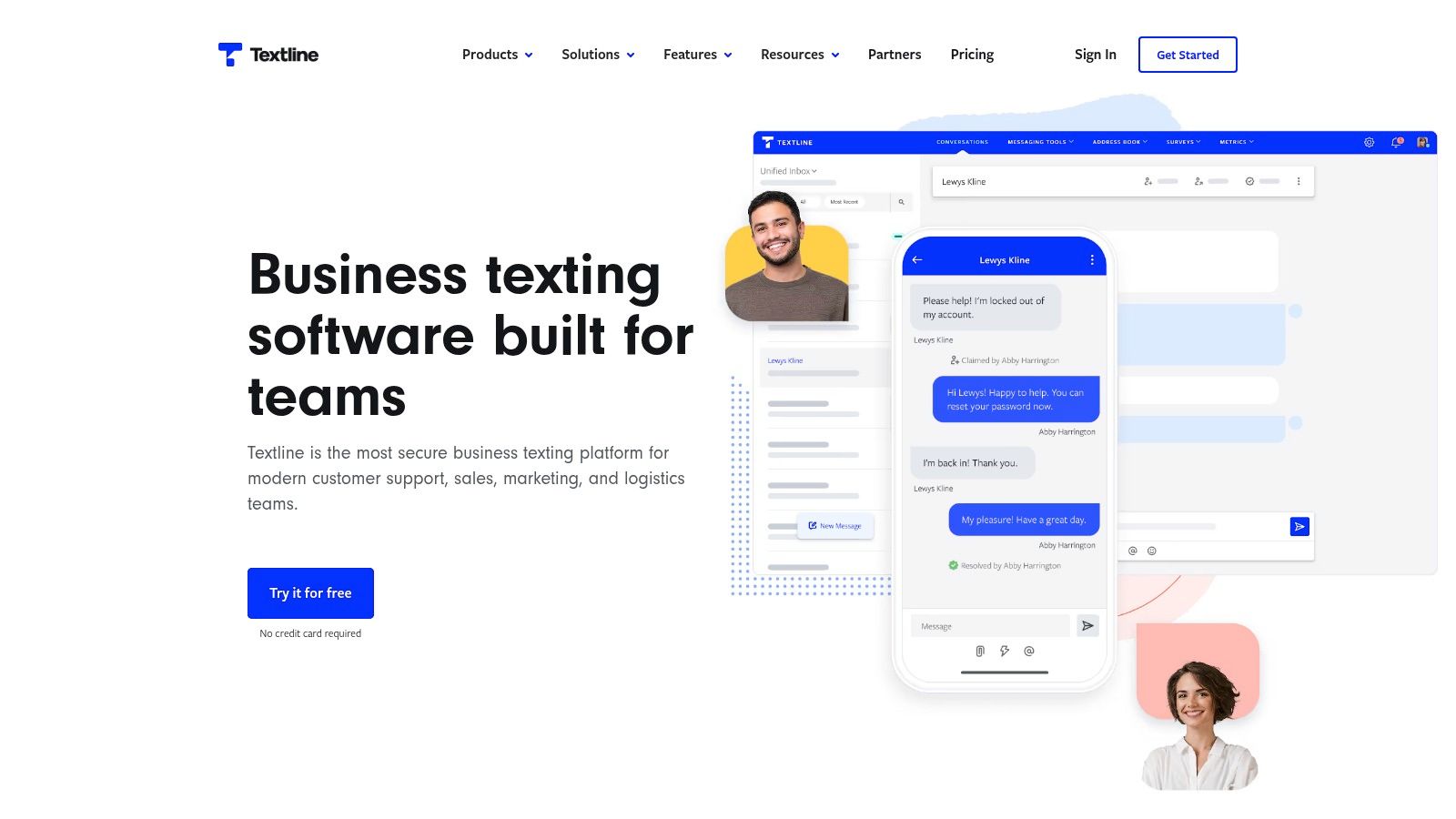 Textline (HIPAA Plans)