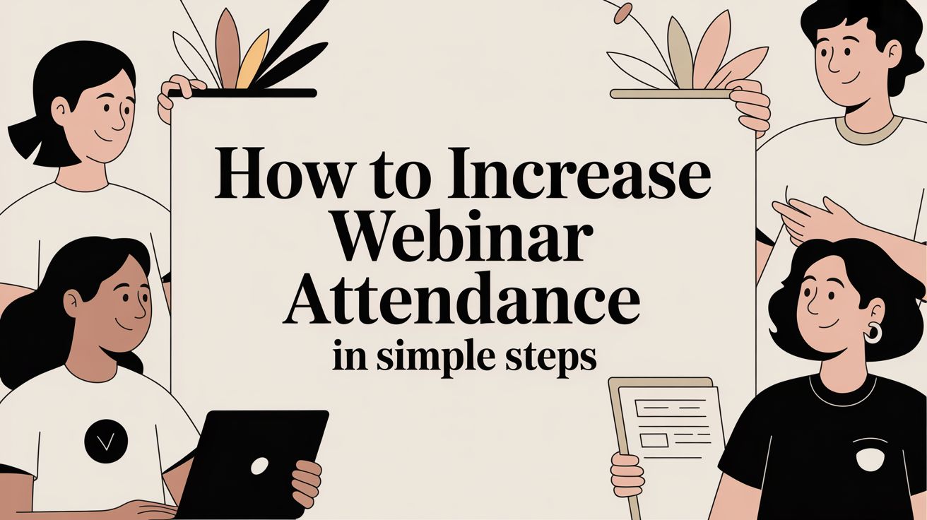 How to Increase Webinar Attendance in Simple Steps