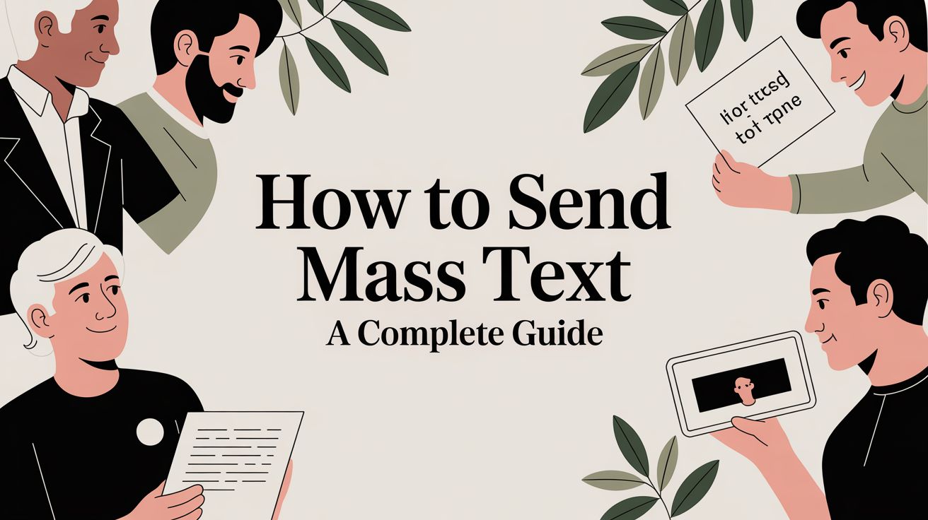 How to Send Mass Text a Complete Guide