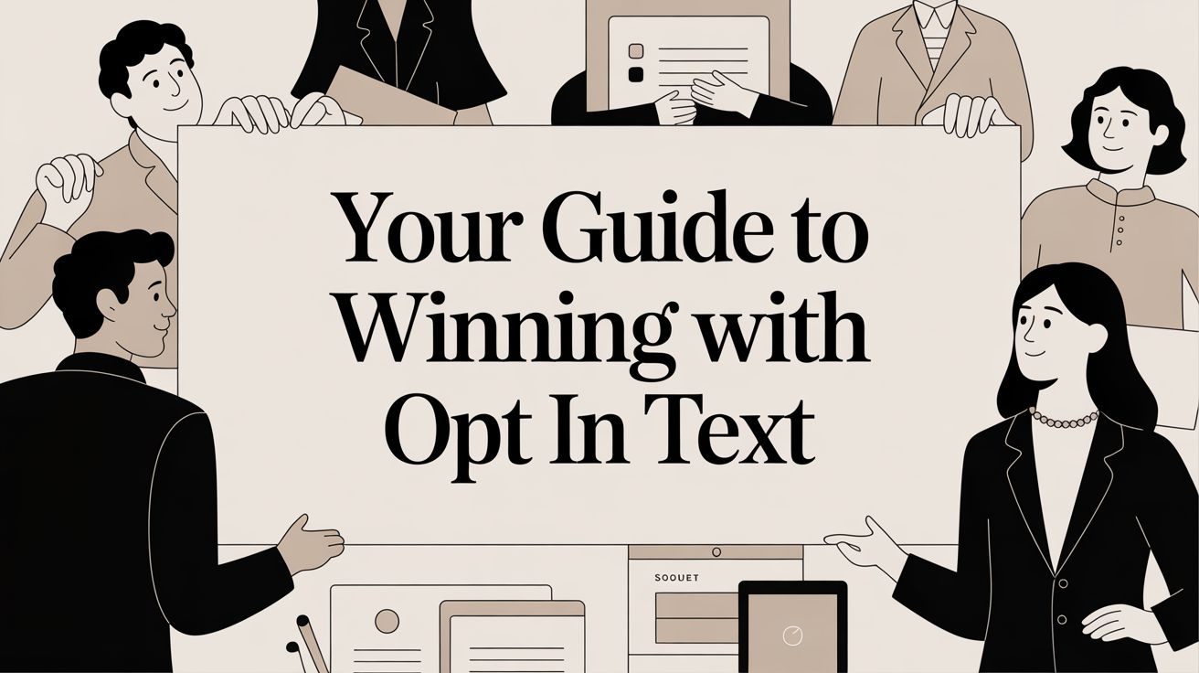 Your Guide to Winning with Opt In Text