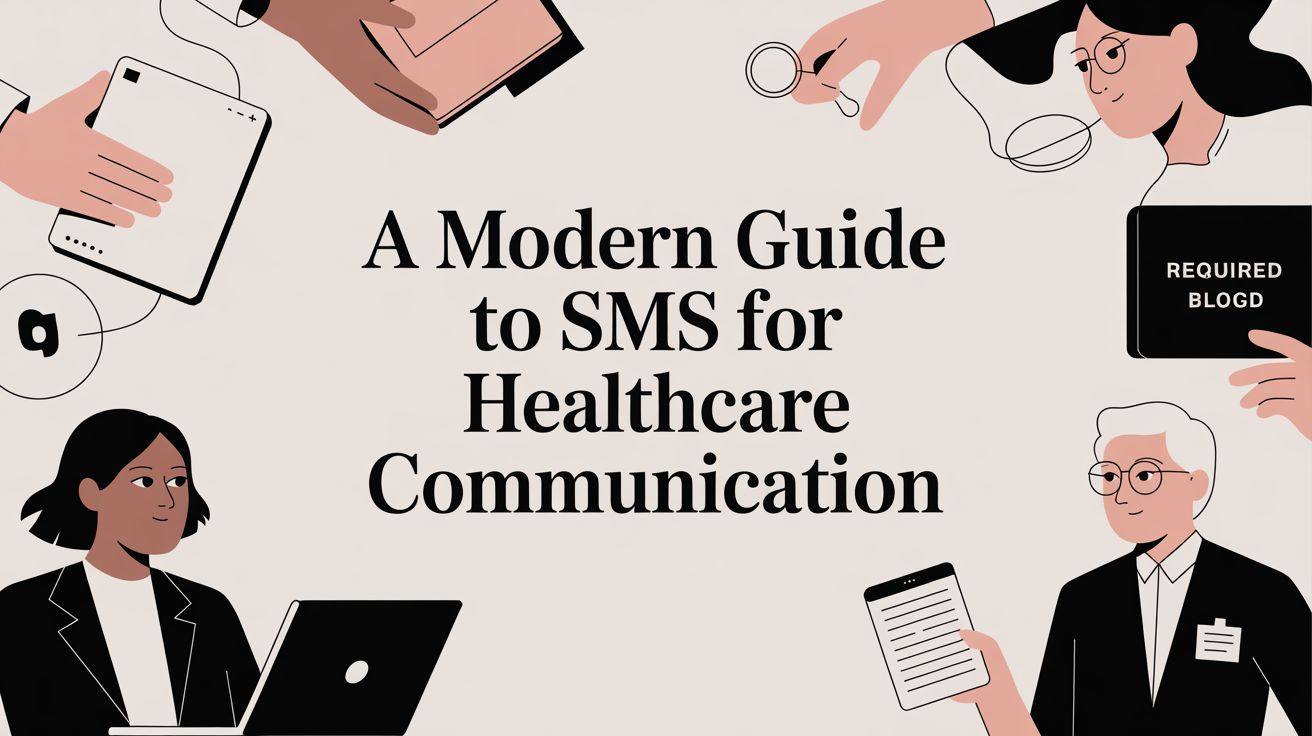 A Modern Guide to SMS for Healthcare Communication