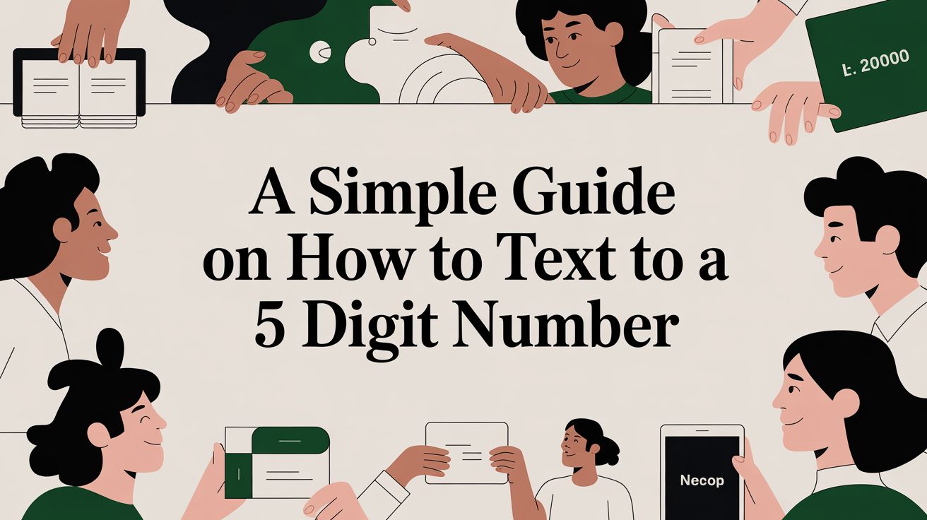 A Simple Guide on How to Text to a 5 Digit Number