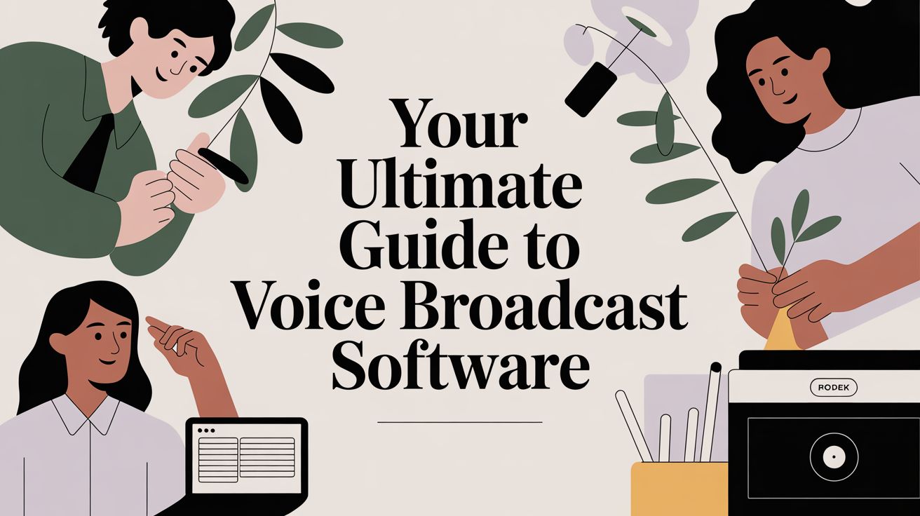 Your Ultimate Guide to Voice Broadcast Software