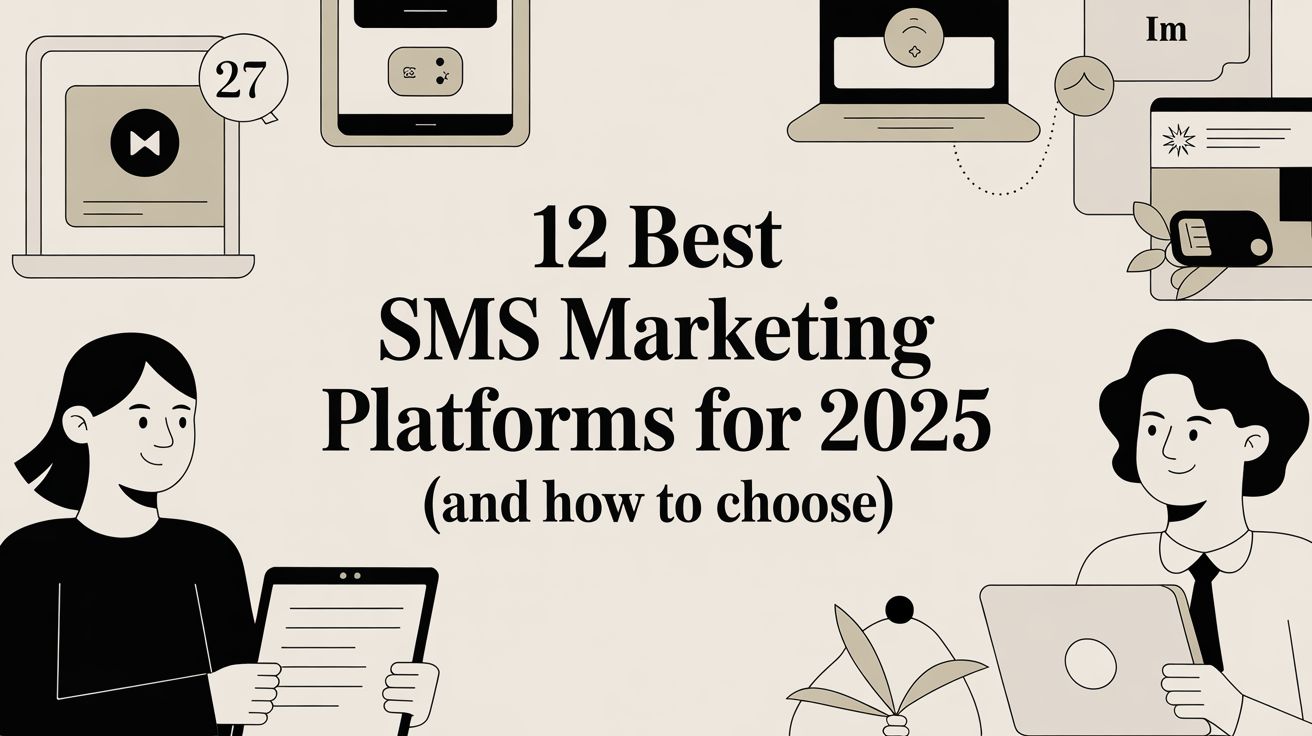 12 Best SMS Marketing Platforms for 2025 (And How to Choose)