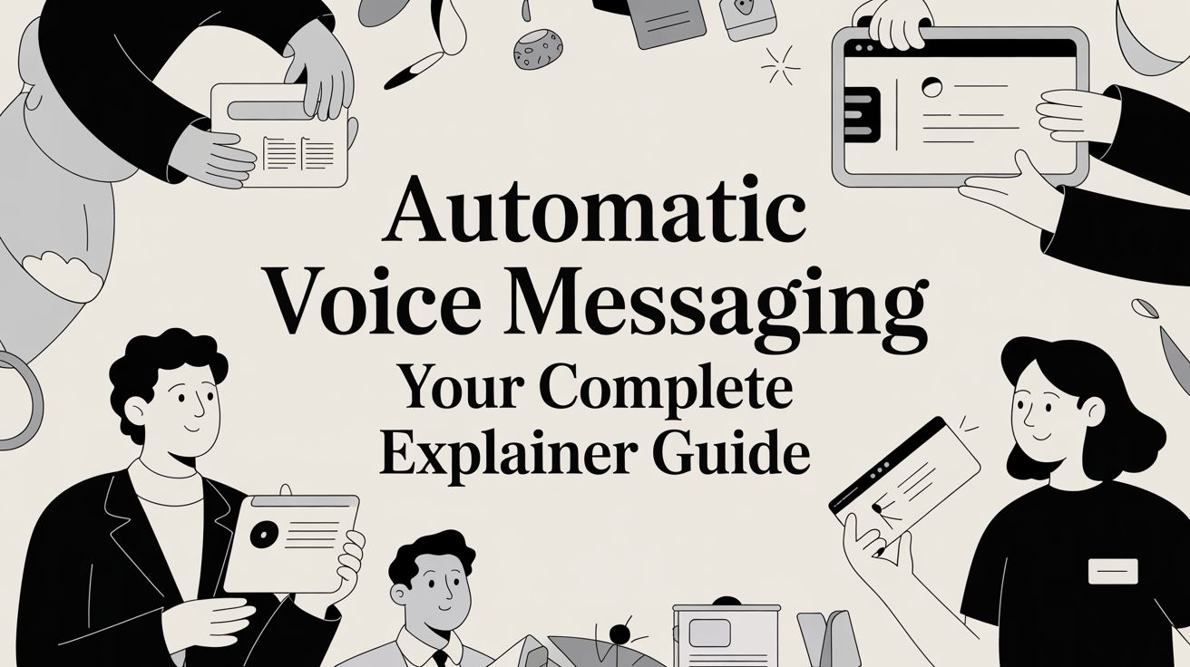 Automatic Voice Messaging Your Complete Explainer Guide