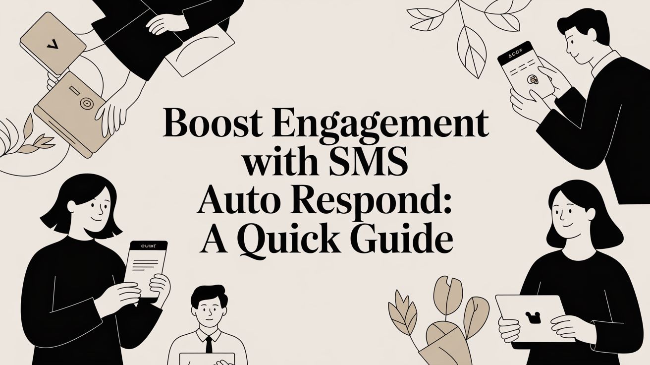 Boost Engagement with sms auto respond: A Quick Guide