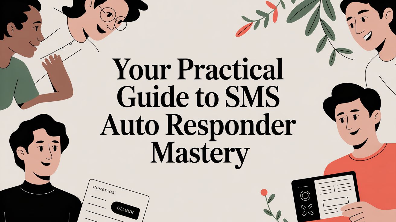 Your Practical Guide to SMS Auto Responder Mastery