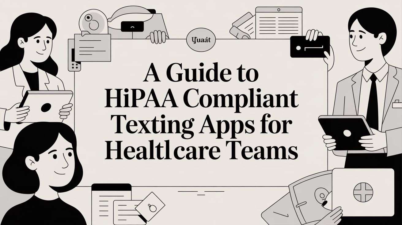 A Guide to HIPAA Compliant Texting Apps for Healthcare Teams