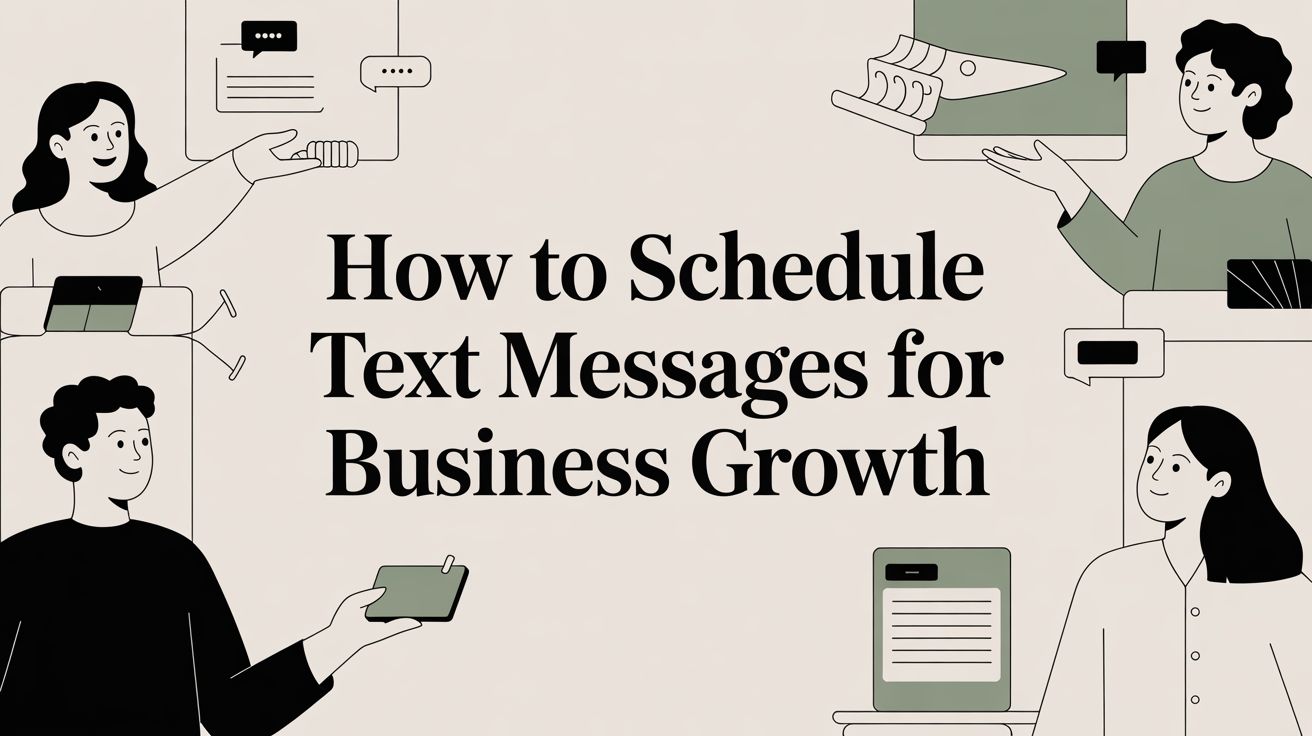 How to Schedule Text Messages for Business Growth
