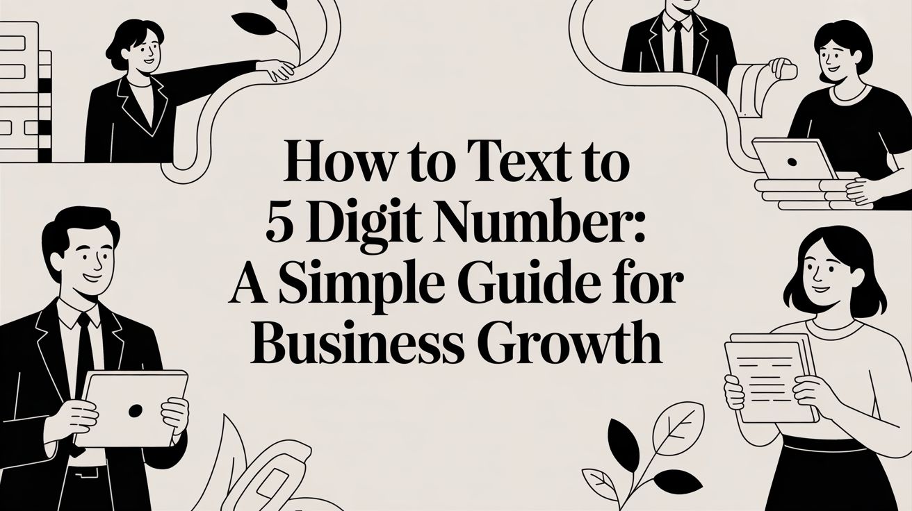 How to Text to 5 Digit Number: A Simple Guide for Business Growth