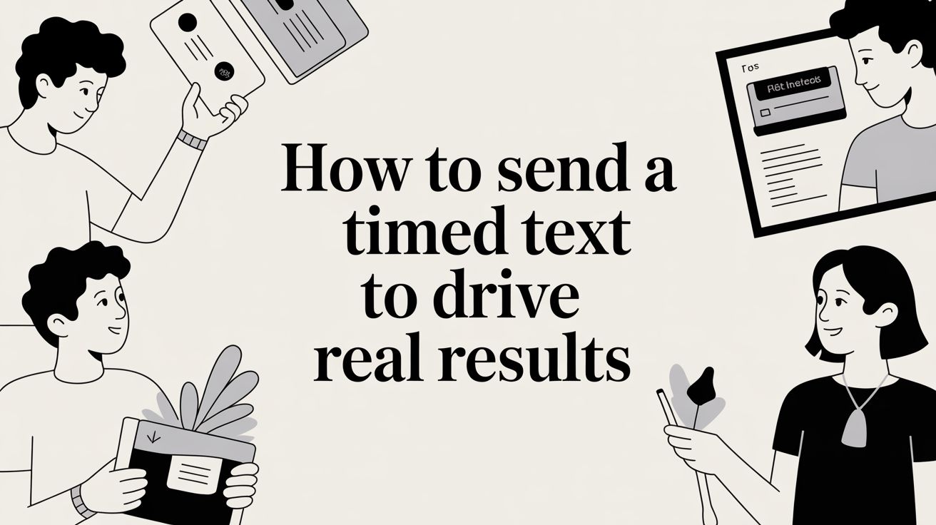 How to Send a Timed Text to Drive Real Results