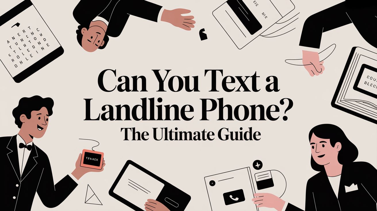 Can You Text a Landline Phone? The Ultimate Guide