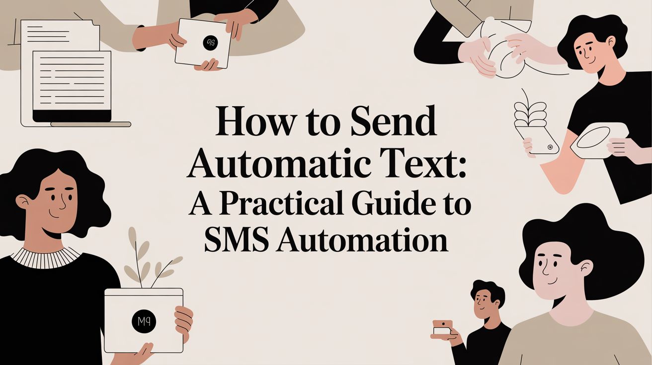 How to send automatic text: A Practical Guide to SMS Automation