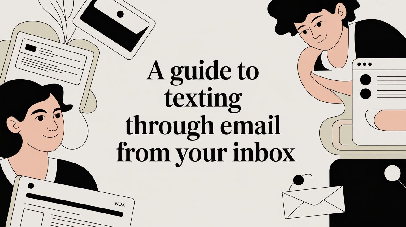 A Guide to Texting Through Email From Your Inbox
