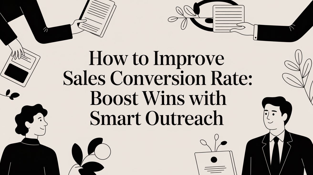 How to Improve Sales Conversion Rate: Boost Wins with Smart Outreach