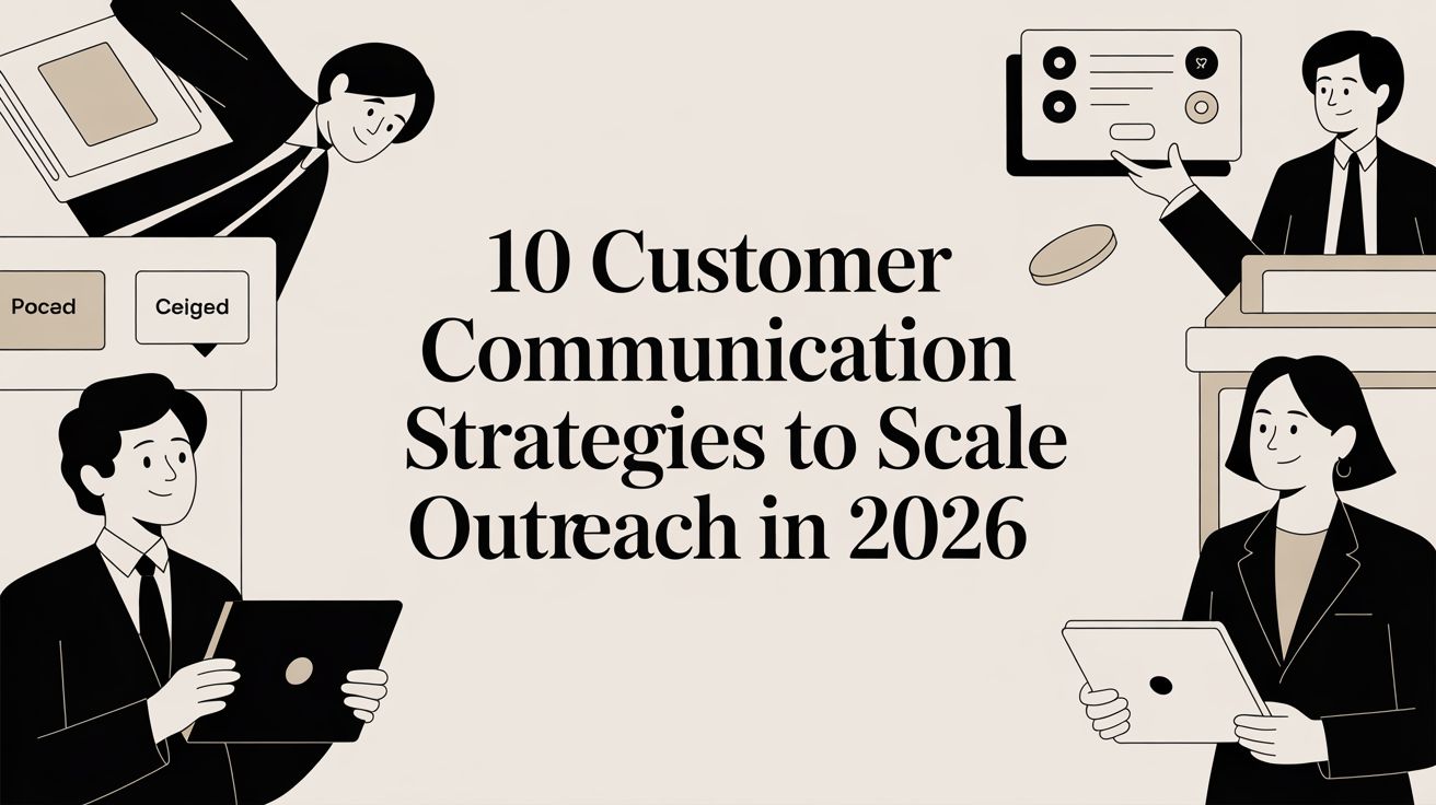 10 Customer Communication Strategies to Scale Outreach in 2026