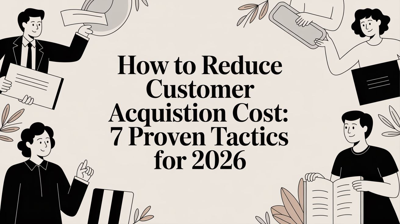 How to Reduce Customer Acquisition Cost: 7 Proven Tactics for 2026
