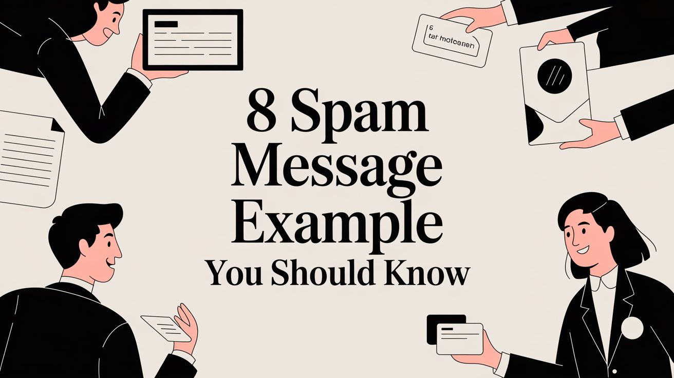 8 Spam message example You Should Know