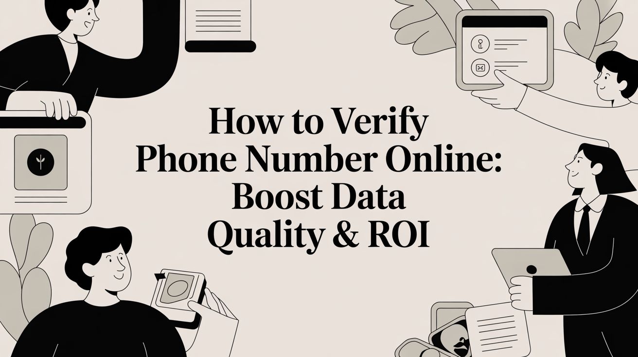 How to Verify Phone Number Online: Boost Data Quality & ROI