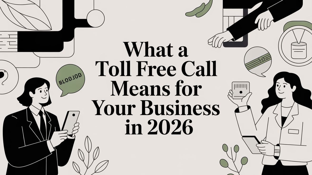 What a Toll Free Call Means for Your Business in 2026