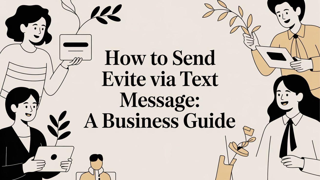 How to Send Evite Via Text Message: A Business Guide