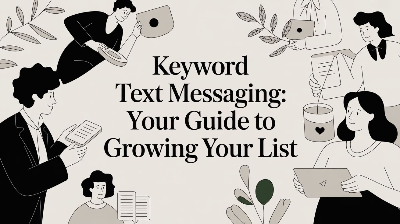 Keyword Text Messaging: Your Guide to Growing Your List