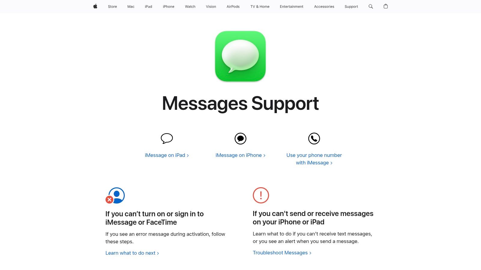 Apple Messages (iMessage/SMS/MMS/RCS)