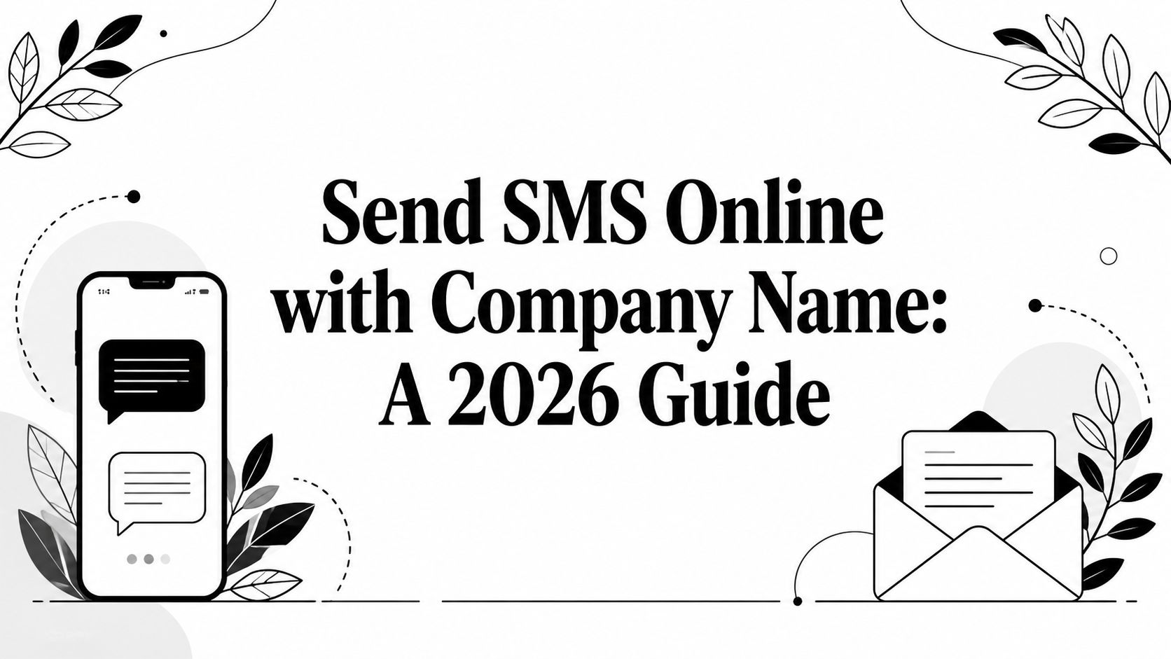 Send SMS Online with Company Name: A 2026 Guide