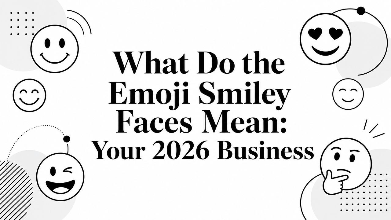 What Do the Emoji Smiley Faces Mean: Your 2026 Business