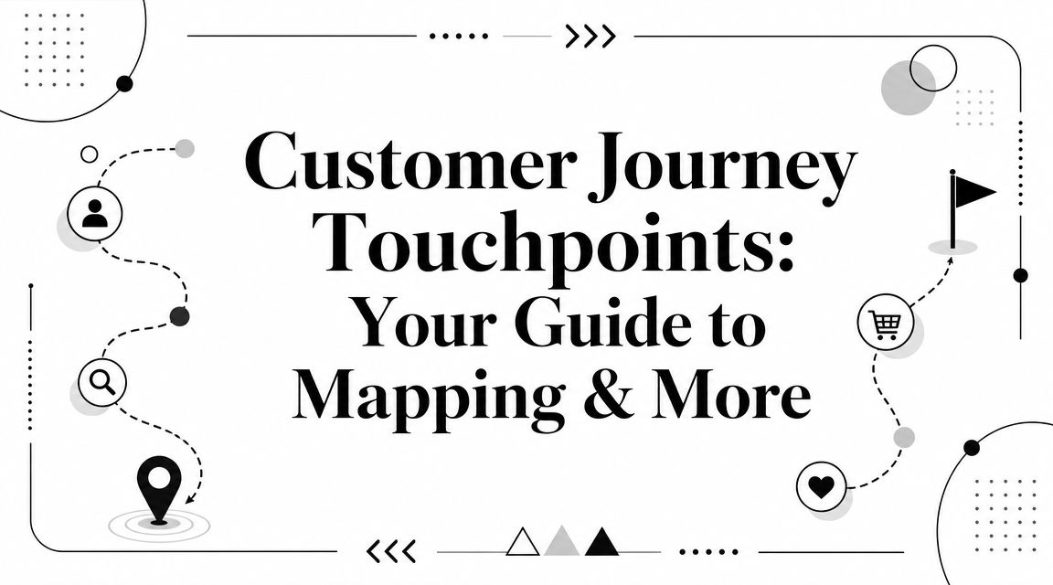 Customer Journey Touchpoints: Your Guide to Mapping & More
