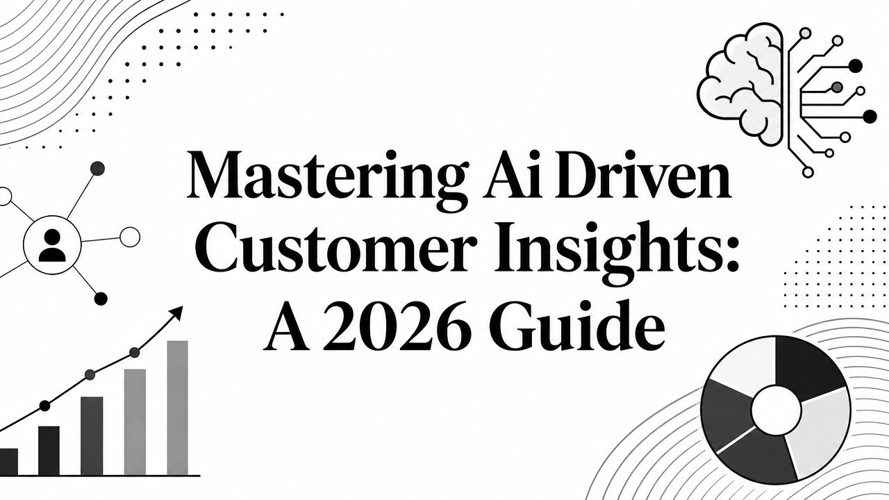 Mastering Ai Driven Customer Insights: A 2026 Guide
