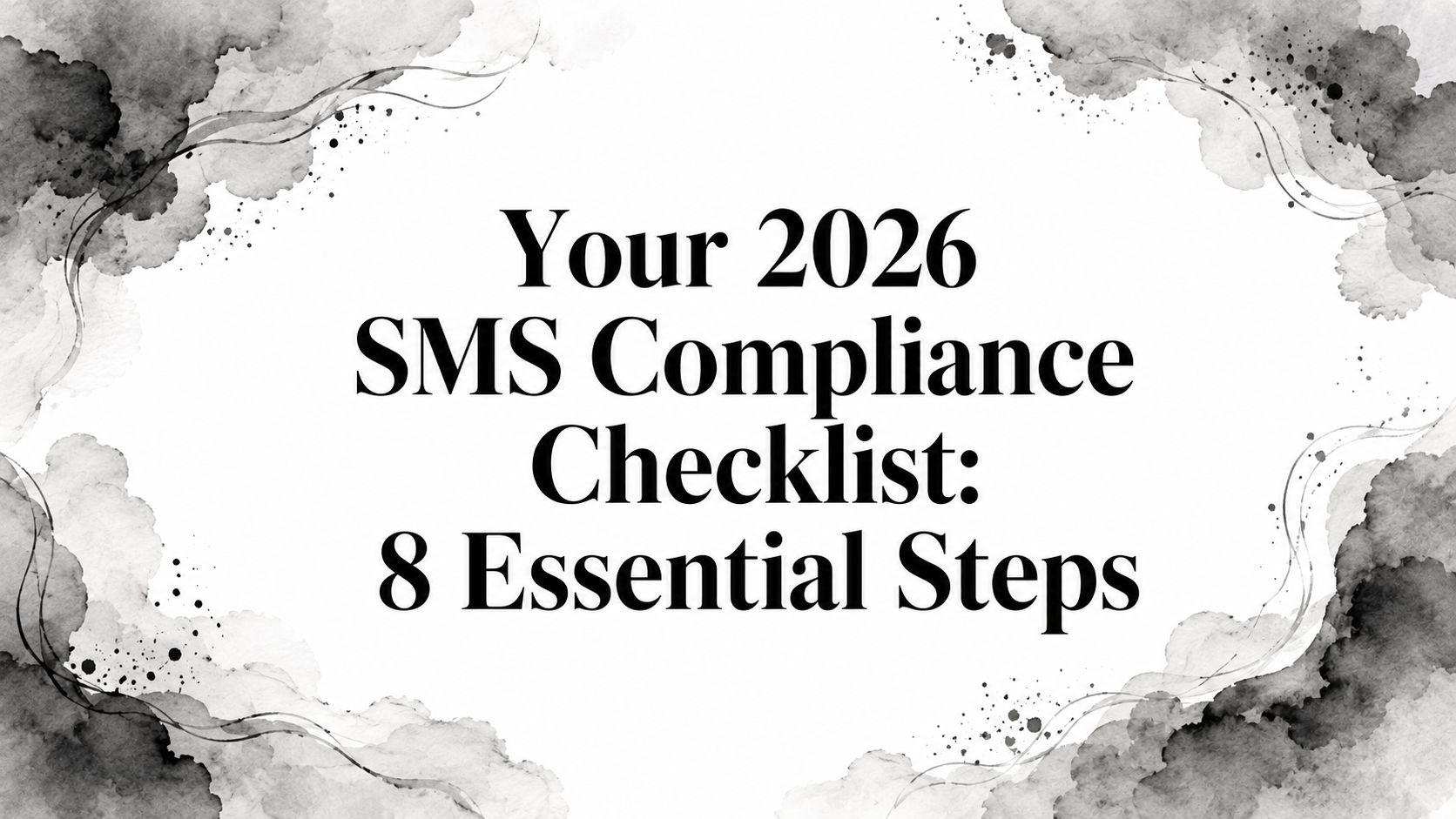Your 2026 SMS Compliance Checklist: 8 Essential Steps