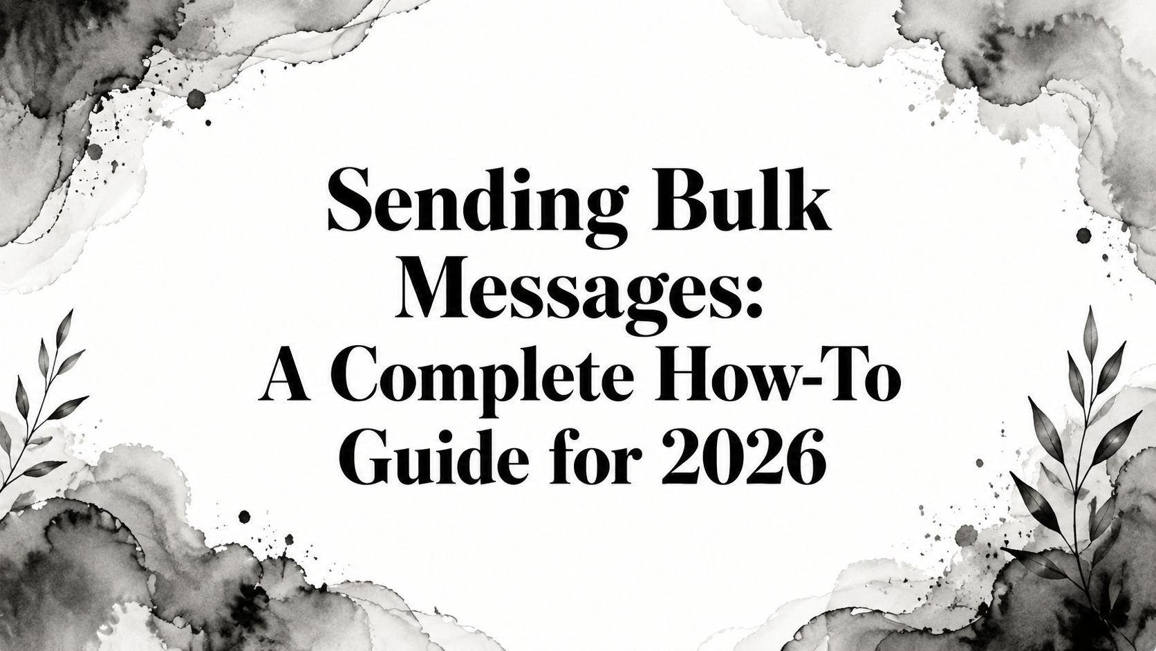 Sending Bulk Messages: A Complete How-To Guide for 2026