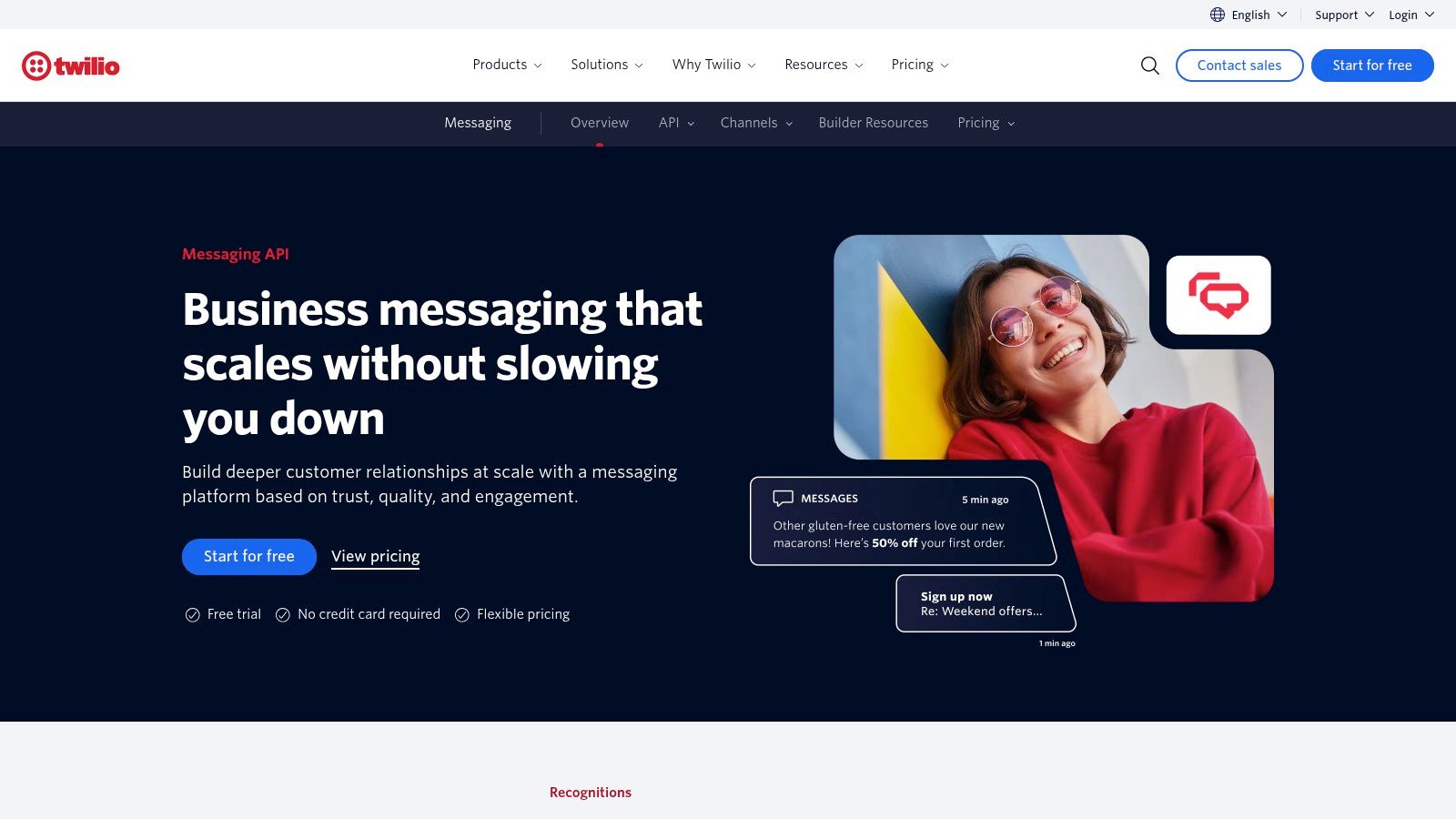 Twilio Programmable Messaging