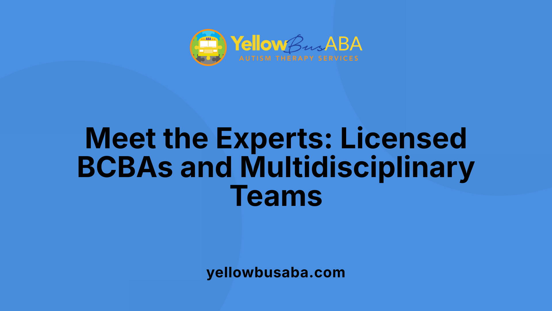 Meet the Experts: Licensed BCBAs and Multidisciplinary Teams