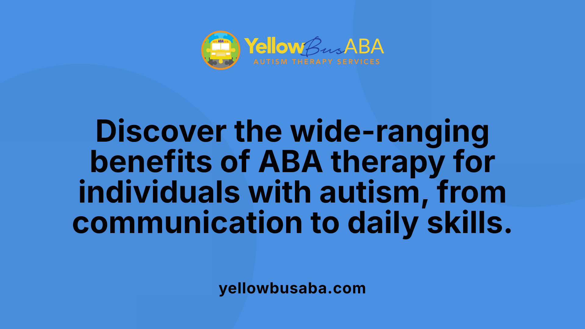 Discover the wide-ranging benefits of ABA therapy for individuals with autism, from communication to daily skills.