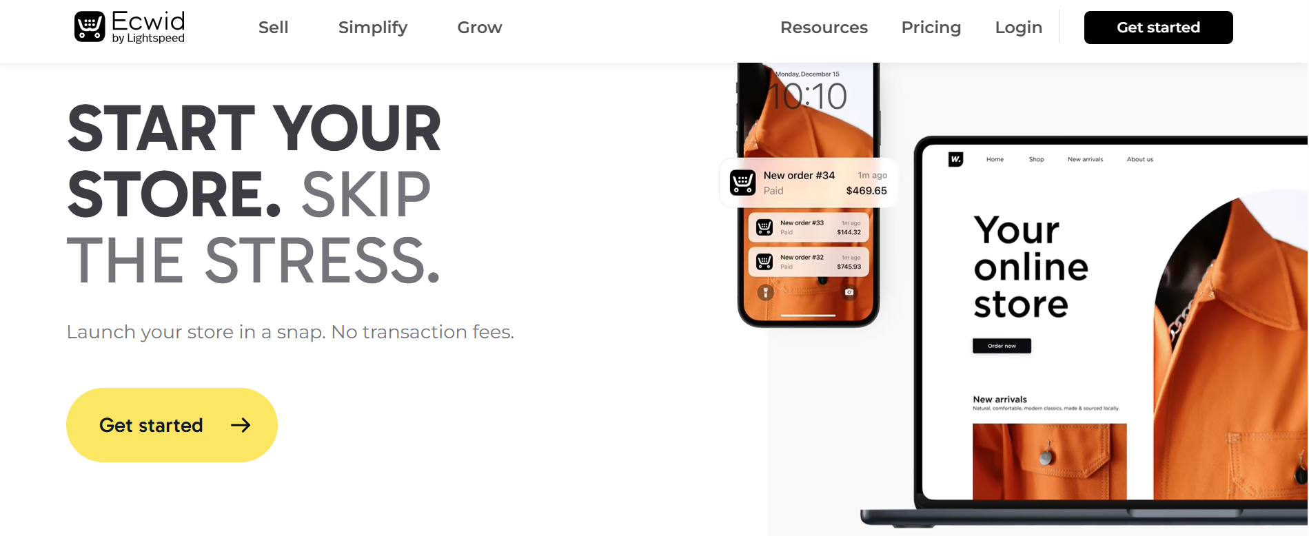 ecwid - Squarespace Alternative