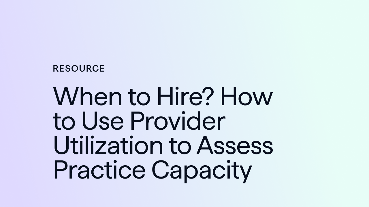 Healthie and provider utilization