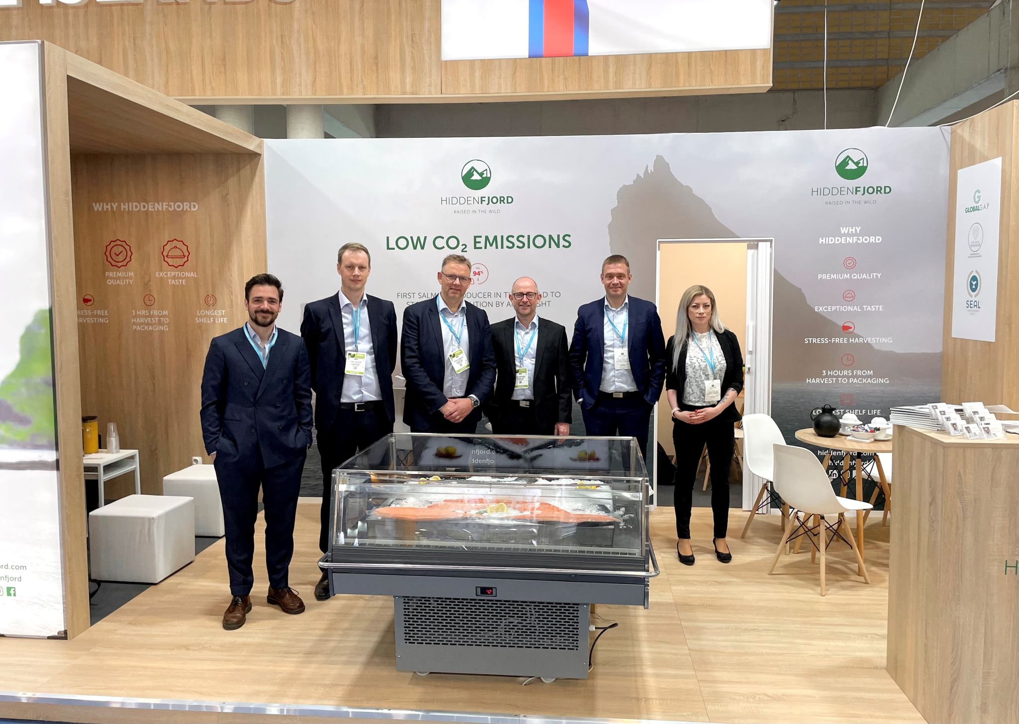 Hiddenfjord at Seafood Expos in Boston and Barcelona
