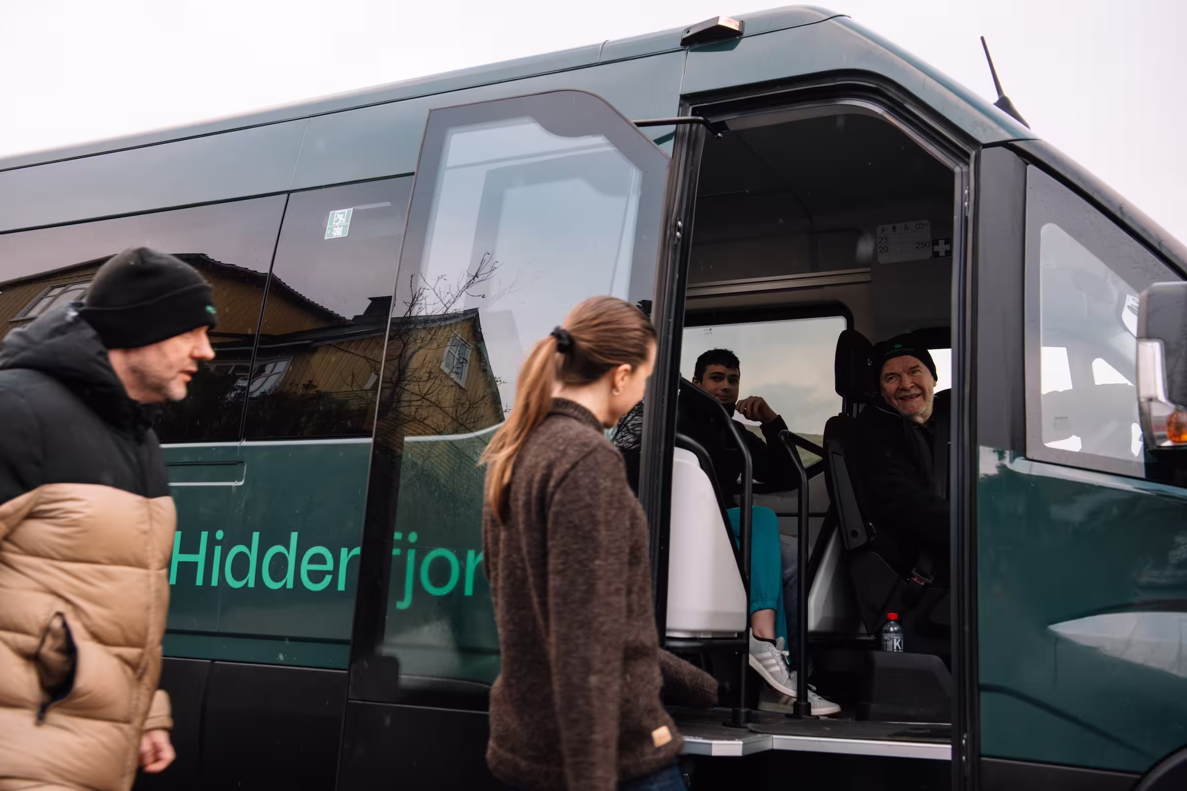 Employee buses
