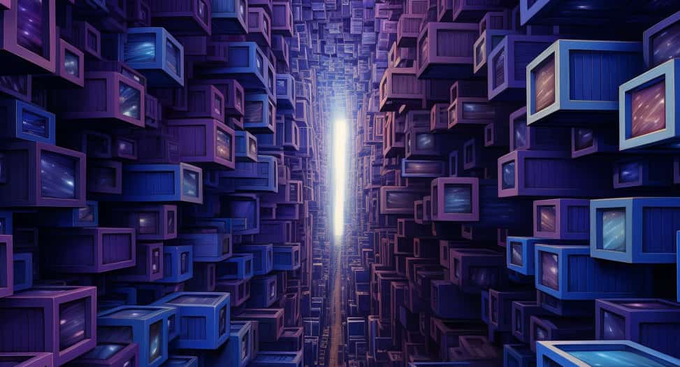 Illustration abstraite de cubes symbolisant l'équipe RSSI