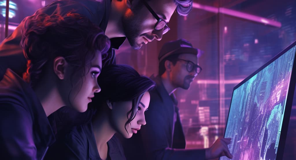 Visuel d'une equipe SOC , blue team