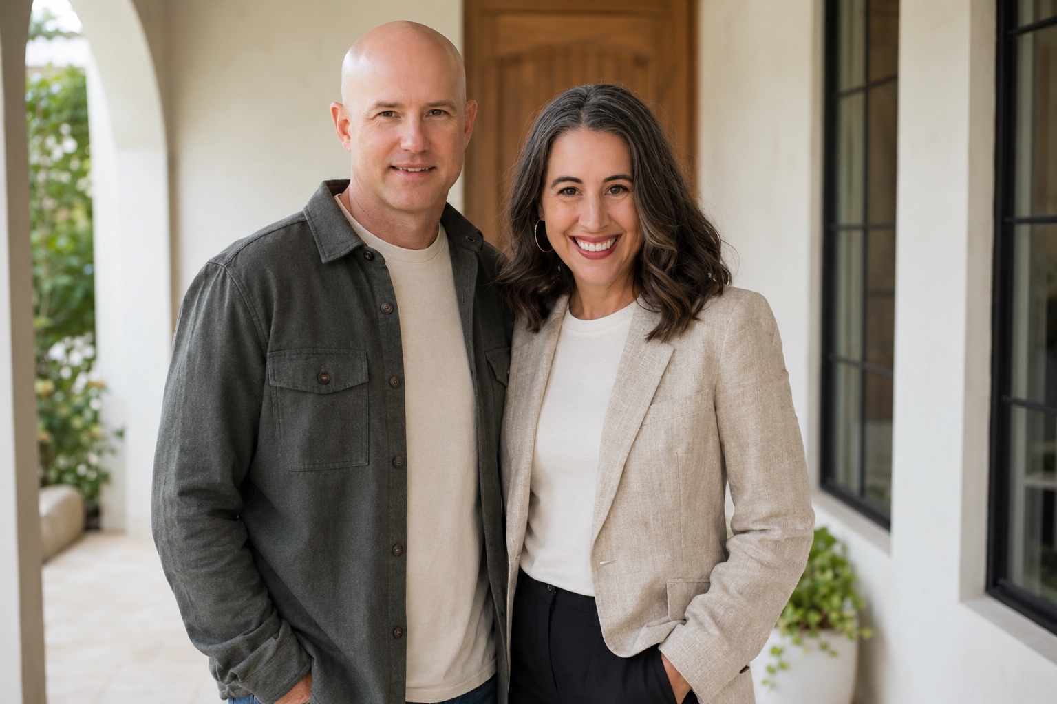 Gabe and Jennifer Hillebrand, the husband-and-wife team behind Hill Brand Homes