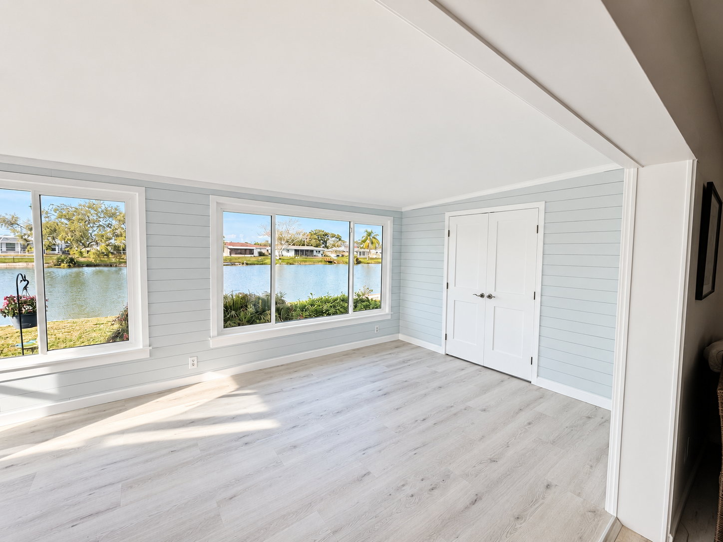 Completed Florida room renovation by Hill Brand Homes