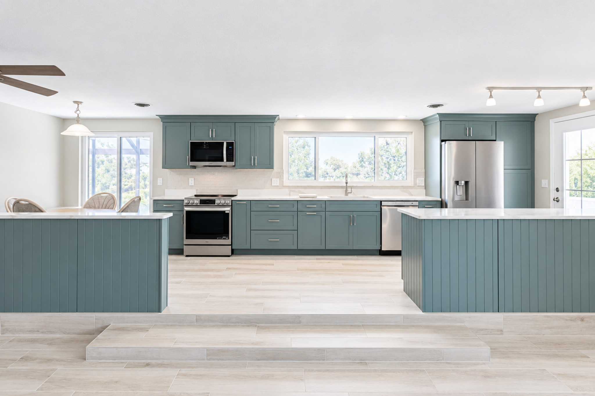 Completed whole-home storm renovation by Hill Brand Homes